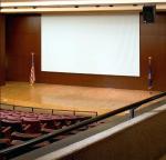 Customized Full HD Electric Projection Screens Metal Housing For Large Cinema
