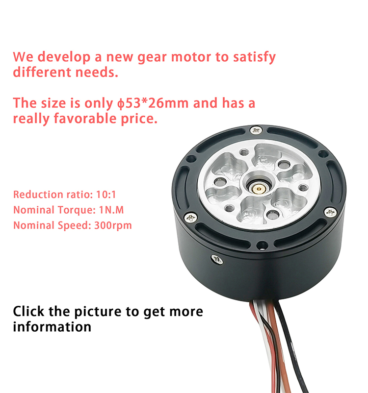 Faradyi Customized 24V 18N.M Exoskeleton Motor Brushless DC Motor for Robot Arm/Joint