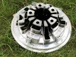 Durable 8 Golf Cart Wheel Covers Easy Installation Deep Dish Shiny Black