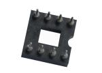 UL 94V 0 28 Pin Dip IC Socket Round Hole 7.62mm Connector Moisture Proof