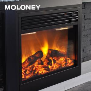 Wholesale Glass Fake Charcoal Wood Mantel Fireplace Electric Freestanding Beveled 28&quot; from china suppliers