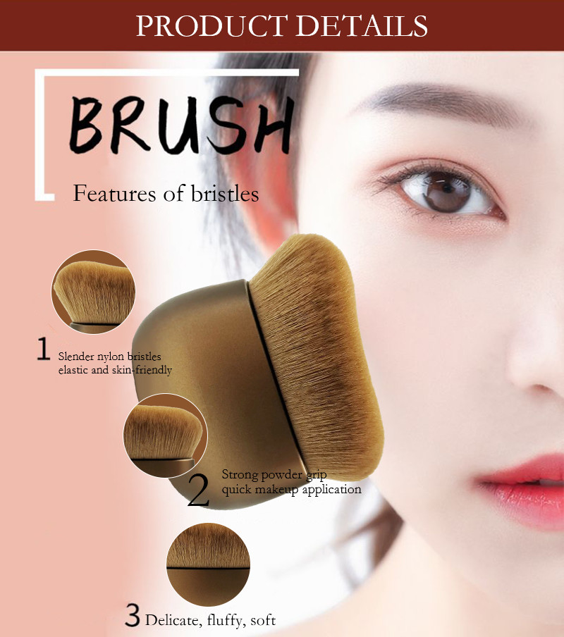 body Tanning brushes with high quality systhetic brisles Tanning brushes