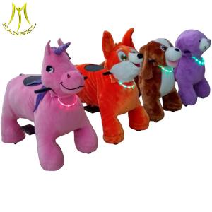 Wholesale Hansel coin operated stuffed animals ride and children electric animal ride with battery operated animal ride for sale from china suppliers