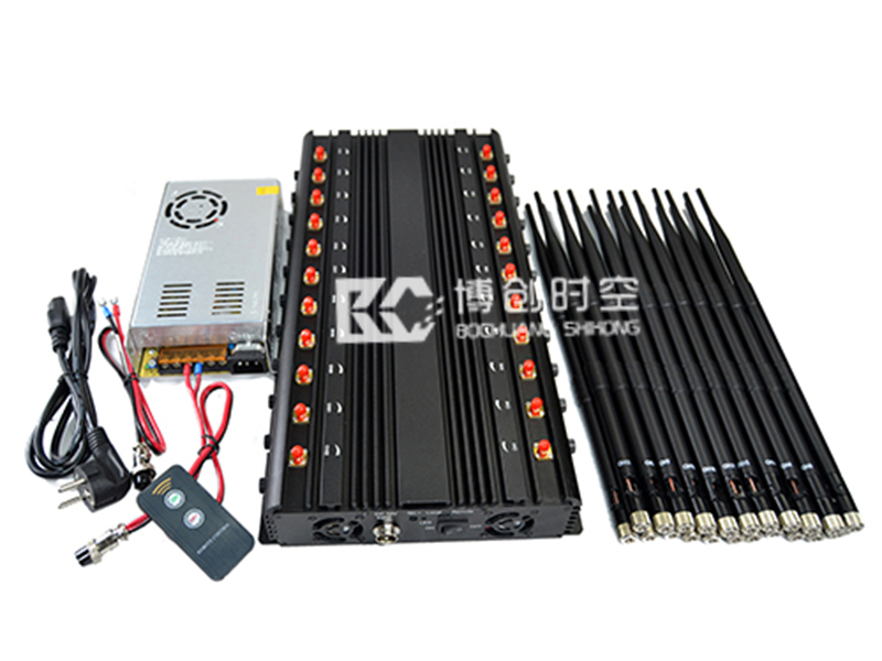 22 band GPS positioning jammer 2g.3g.4g.5g mobile phone signal blocker UHF / VHF / 315m / 433M remote control signal jammer