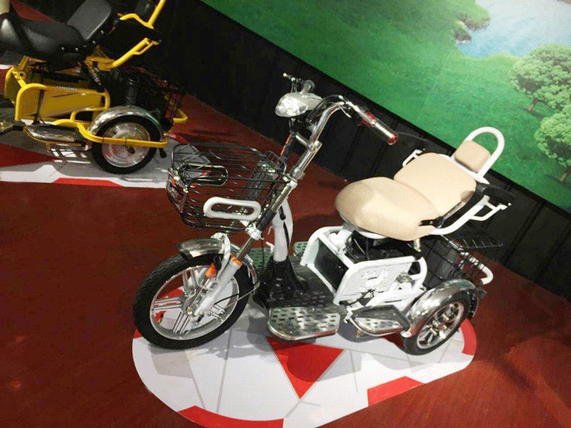48V 350W 500W Motorised Mobility Scooter 3 Wheel For Two Passengers