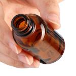 10ml 20ml 30ml Brown Essential Oil Glass Bottle with Bamboo Cover Base Material