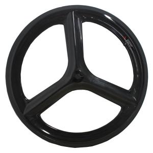 Wholesale 2014 new Design light 700c 3-spokes carbon clincher wheel with 66mm for road &amp;track bike from china suppliers