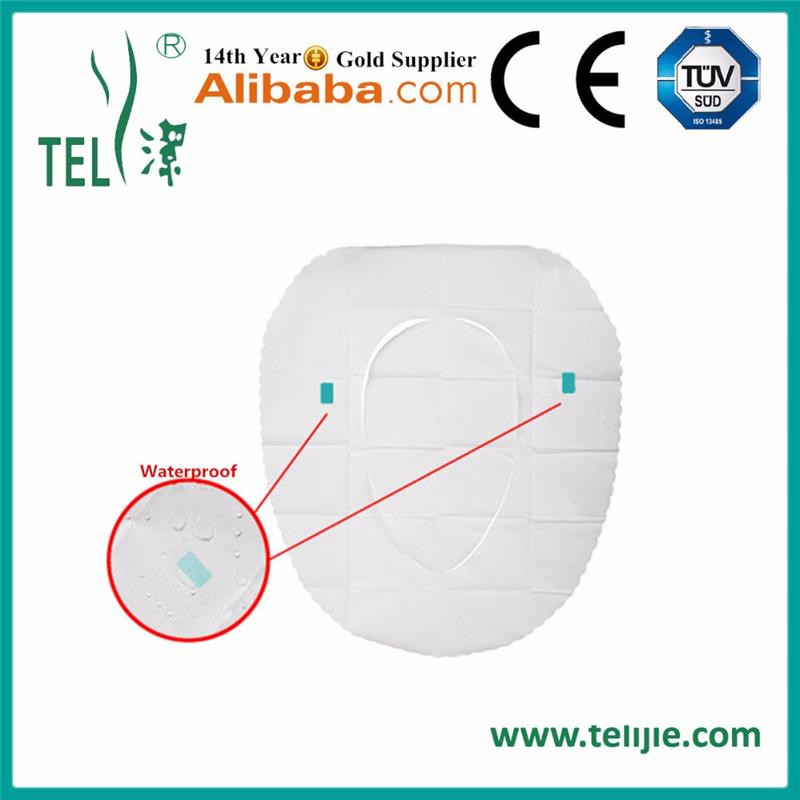 Woodpulp Paper Soft Disposable Toilet Seat Covers Antibacterial