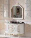 1000mm Contemporary Solid Wood Bathroom Vanity With Sink Classical Style