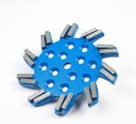 Color Painting 9 Inch Diamond Grinding Wheels Disc Shaped For Concrete / Rocks
