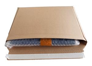 Wholesale Corrugated 28pt 550gsm Kraft Mailing Box Self Sealing from china suppliers