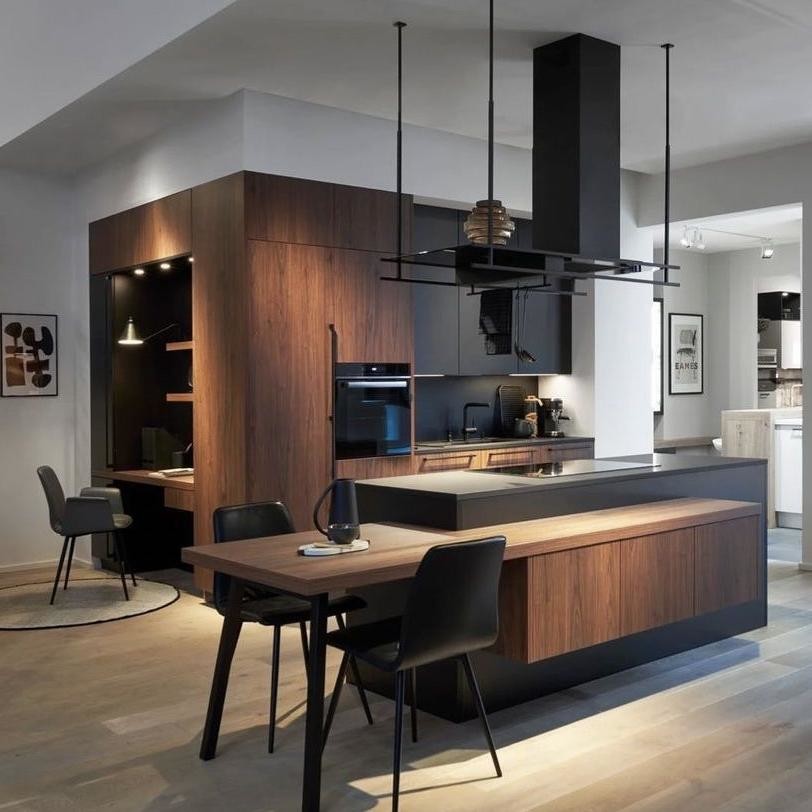 Modern Kitchen Designs Luxury Customized Color Design Complete Kitchen Cabinets For Villa