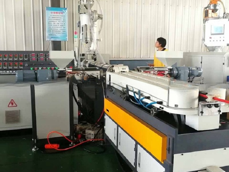 Quality Assured PVC Single Wall Corrugated Pipe Production Line