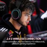 Custom Logo 7.1 Surround Sound Wireless Gaming Headphones 2.4ghz For PS4 Xbox