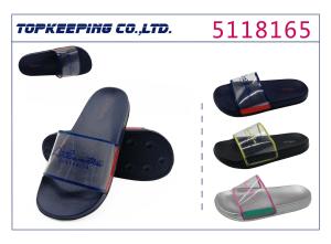 Wholesale Indoor Plain Ladies Black Slippers EVA Mutispandex from china suppliers