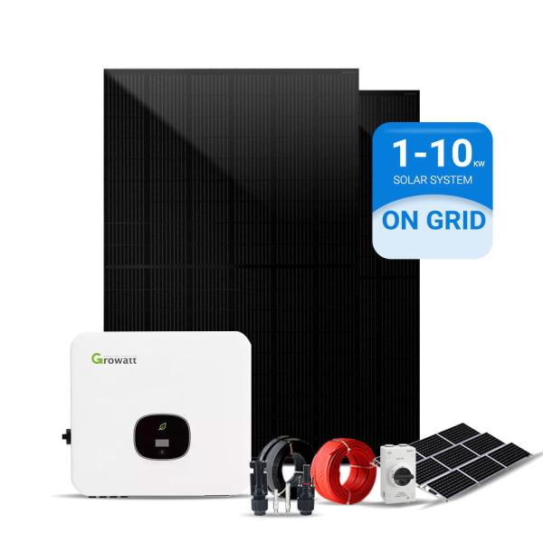 Complete On Grid Solar Energy System 50kw 30kw 20kw 10kw 5kw 3kw for Eco