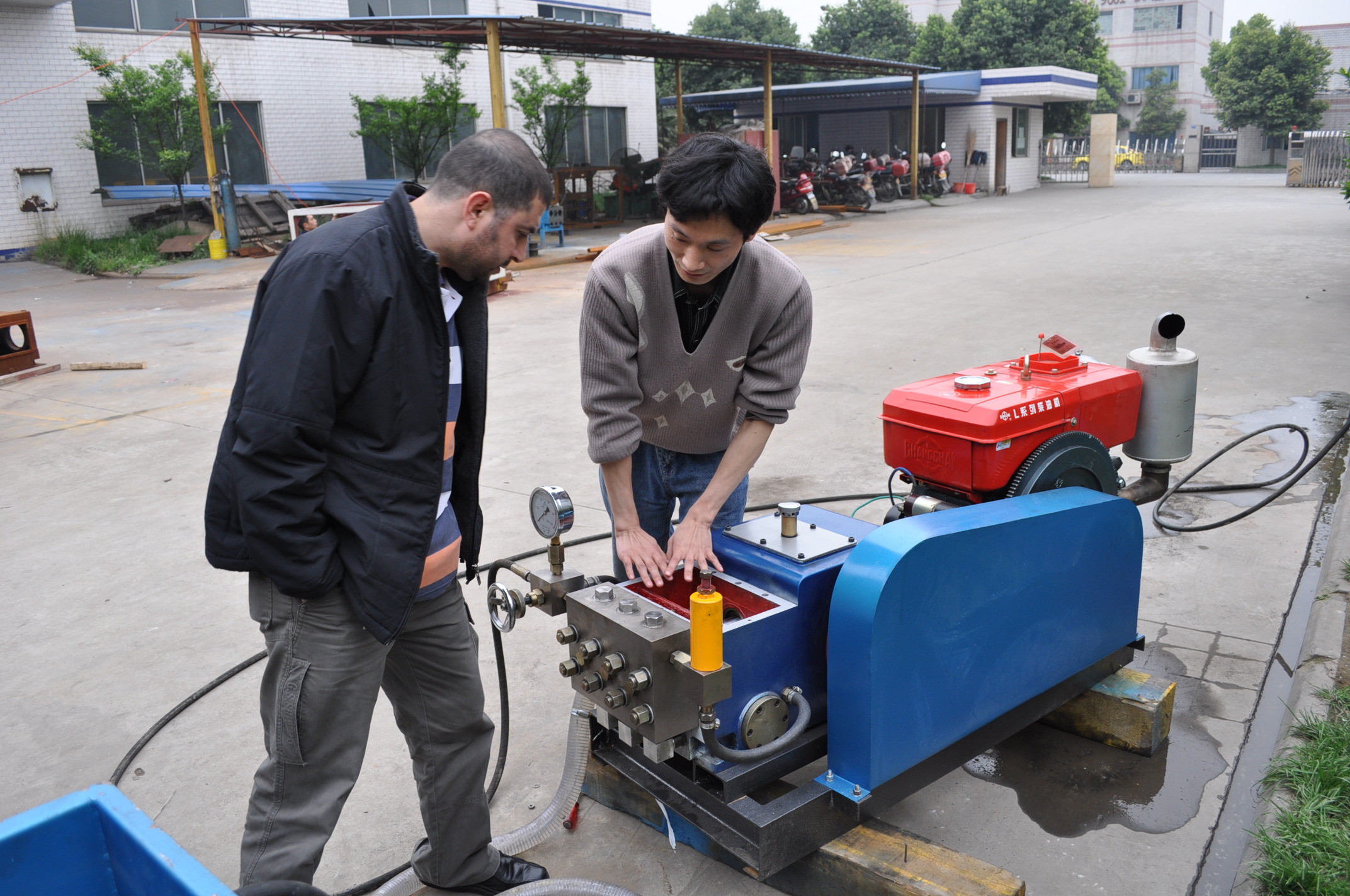 10000psi High Pressure Water Blaster Cleaner For Ship Rust Removal
