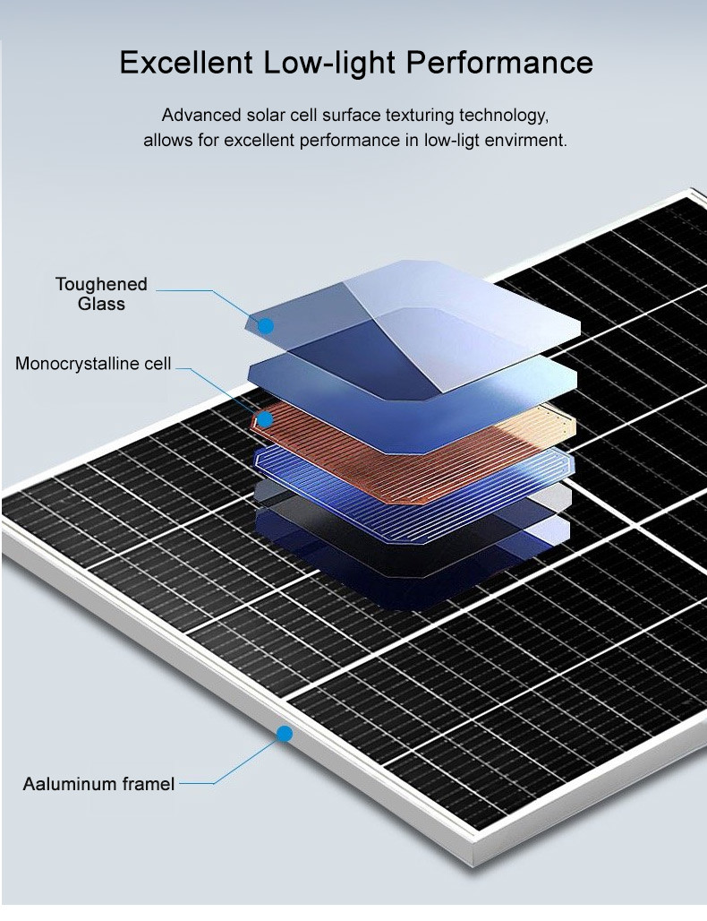 Rotating Shading Protection Solar System High Power Solar Panels