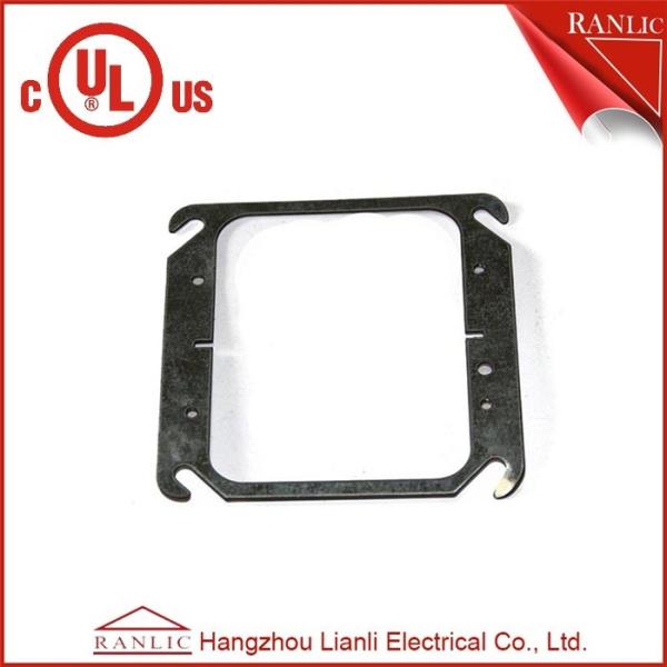 Two Gang Electrical Square Outlet Cover Without Screws , 1.0mm to 1.6mm