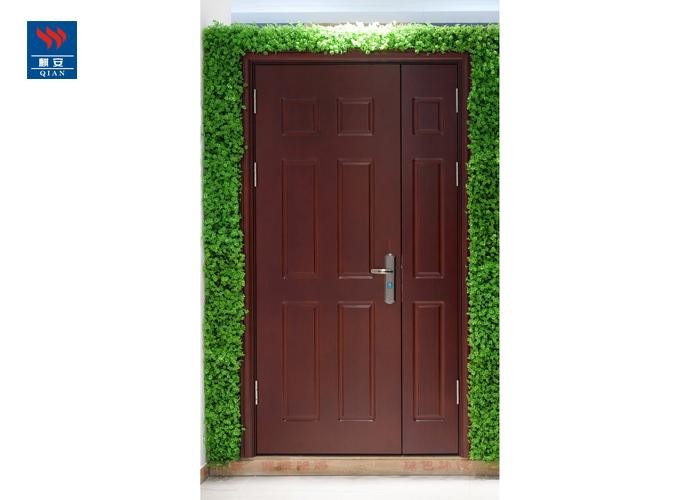 Double MDF Laminated Fire Rated Interior Fireproof Fire Wooden Door Manufacturer