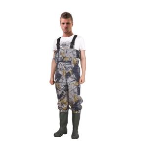 Wholesale Women's Elastic Waterproof Hunting Waders 100% PVC Size 38-46 Perfect for All Seasons from china suppliers