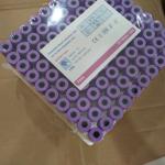 Hospital Medical Purple Top Vacuum Collection Dna Sample K2 K3 Edta Capillary