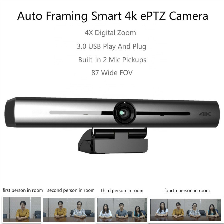 AI Smart ultra HD 4K EPTZ USB 3.0 Camera Audio video Conference webcam 4k AI Smart ultra HD 4K EPTZ USB 3.0 Camera Aud