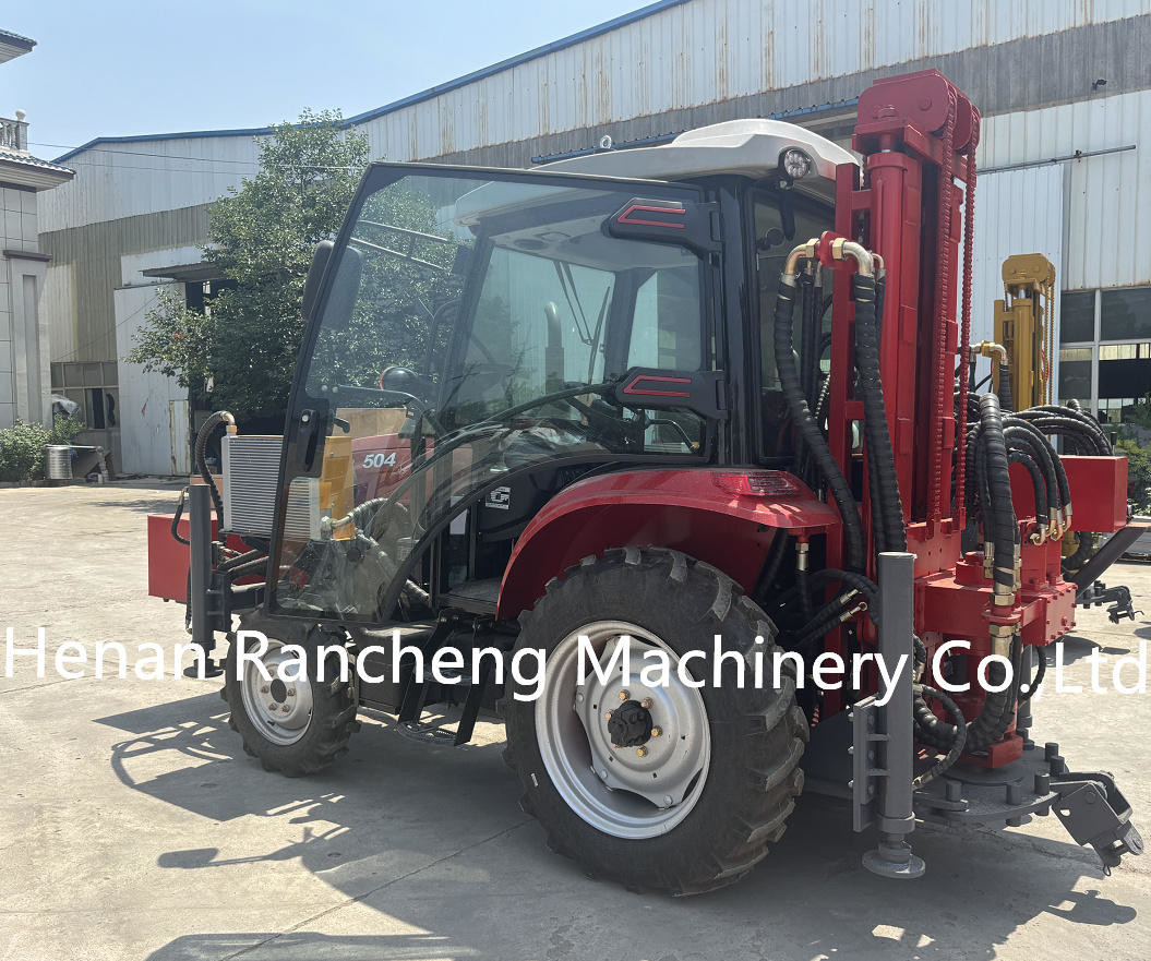 RCF260WT Hydraulic Trailer Mounted Water Well Drilling Rig With 4X4 Driving