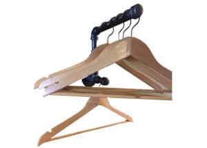 Wholesale Metal Industrial Pipe Coat Rack Electrophoretic Black Painting For Bathroom from china suppliers