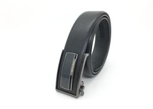 Wholesale Full Grain Leather Ratchet Men's Automatic Buckle Belt from china suppliers
