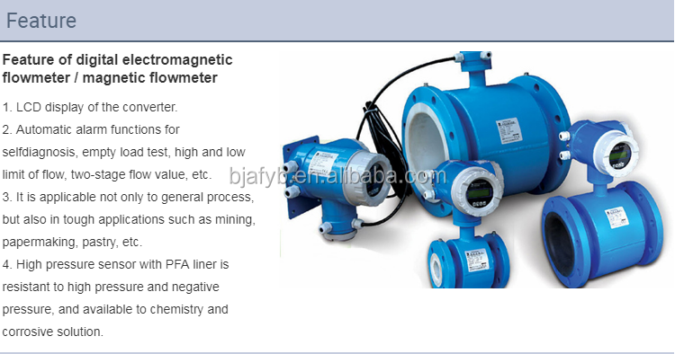 Water Flowmeters Customized Support ODM Digital Electromagnetic Flow Meter