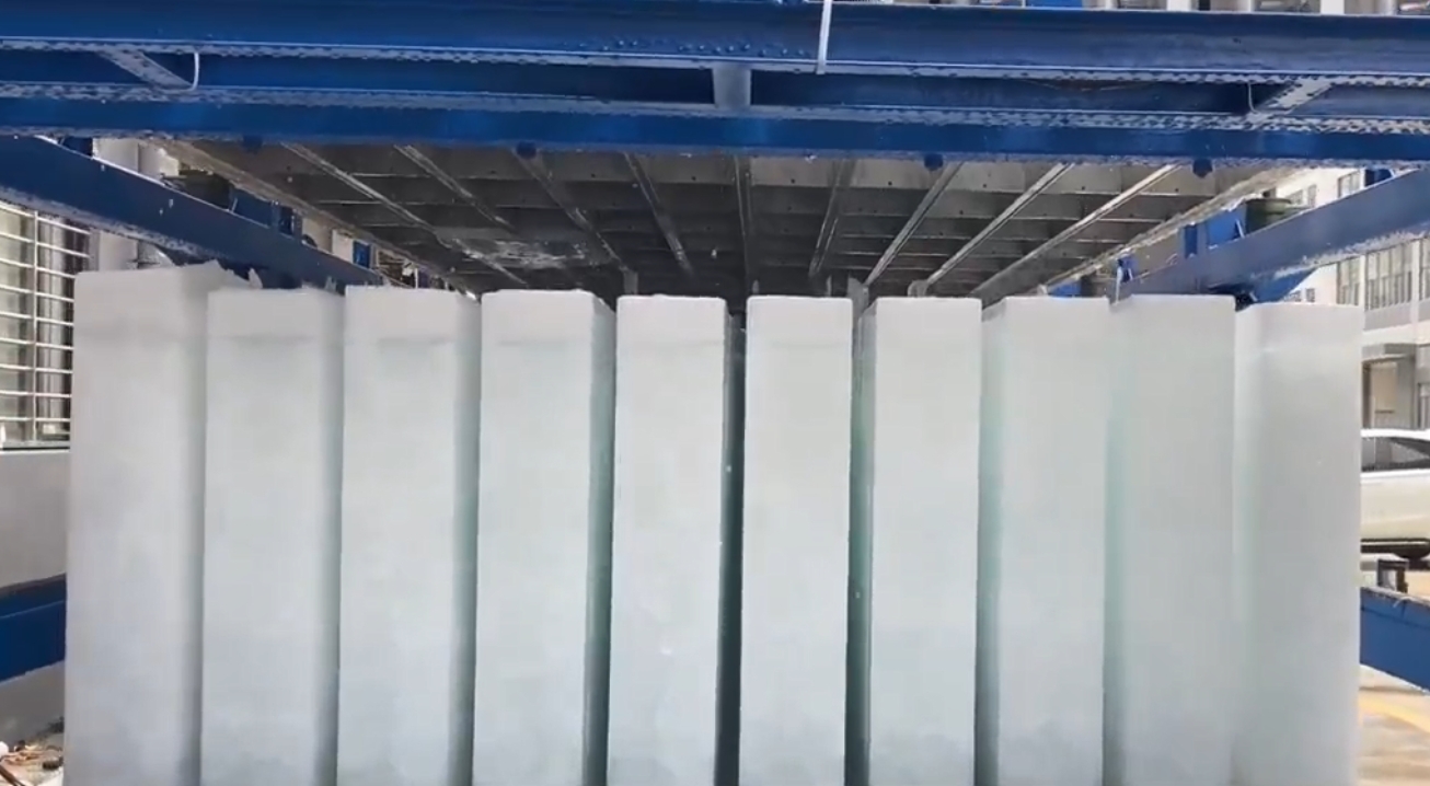 920 kg Operating Weight 1 Ton Daily Output Commercial and Industrial Block Ice Making Machine for Food Shop