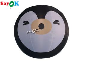 Wholesale 2m Black Inflatable Lighting Decoration Penguin Cartoon For Outdoor from china suppliers