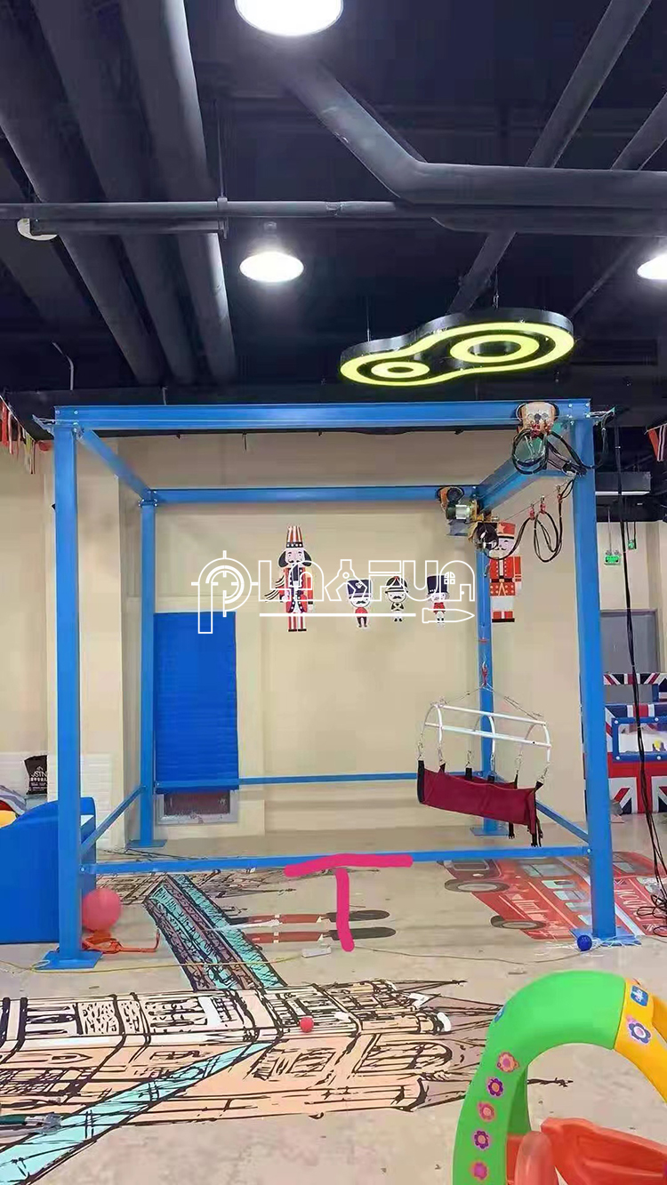Playfun Hot Sale Indoor Amusement Park Coin-operated Real Man Person Interactive Human Game Claw Machine