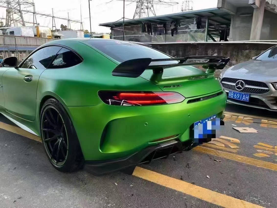 For Benz AMG GT GTC GTR Carbon Fiber Spoiler Carbon Fiber Material AMG GT GTC GTR Upgraded PRO Style Spoiler Body Kit
