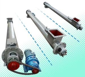 Wholesale Stainless Steel Inclined Screw Conveyor , Spiral Screw Conveyor High Rigidity from china suppliers