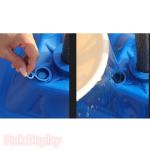 Rectangle 45x28cm Flag Base PVC Plastic Water Tank