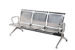 Commercial Standard Size SS201 Airport Waiting Chair Corrosion Resistance
