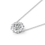 Hot Sale 18k Gold Lab-Grown Diamond Pendant White Lab-Grown Diamond Pendant