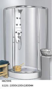 Wholesale Aluminum frame shower room ,bathroom,shower enclosure, shower door HB2006 1000X1000X1800 from china suppliers