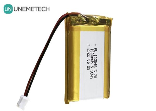 3.7V 1400mAh Rechargeable Li-Polymer Battery 103048 Li Ion Polymer Battery Pack