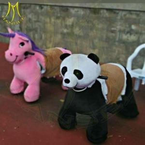 Wholesale Hansel walking plush animal toy car dinosaur 24 volt ride on toy for kids from china suppliers