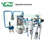 White Stainless Steel Pipe Fittings Pipe Joints For Dairy Farm