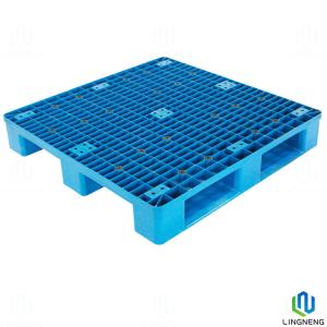 Wholesale Industrial 4 Way Heavy Duty Plastic Pallet Single Face 1000*1000*160mm from china suppliers