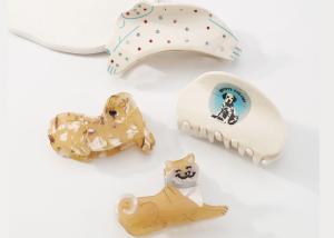 Wholesale Fashion creative fun cute animal hairpin dog Corgi Shiba grasping clip coihair shark clip Yiwu accessories from china suppliers
