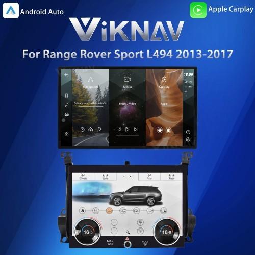VIKNAV Car Radio AC Panel For Land Range Rover Sport L494 2013-2017 Wireless