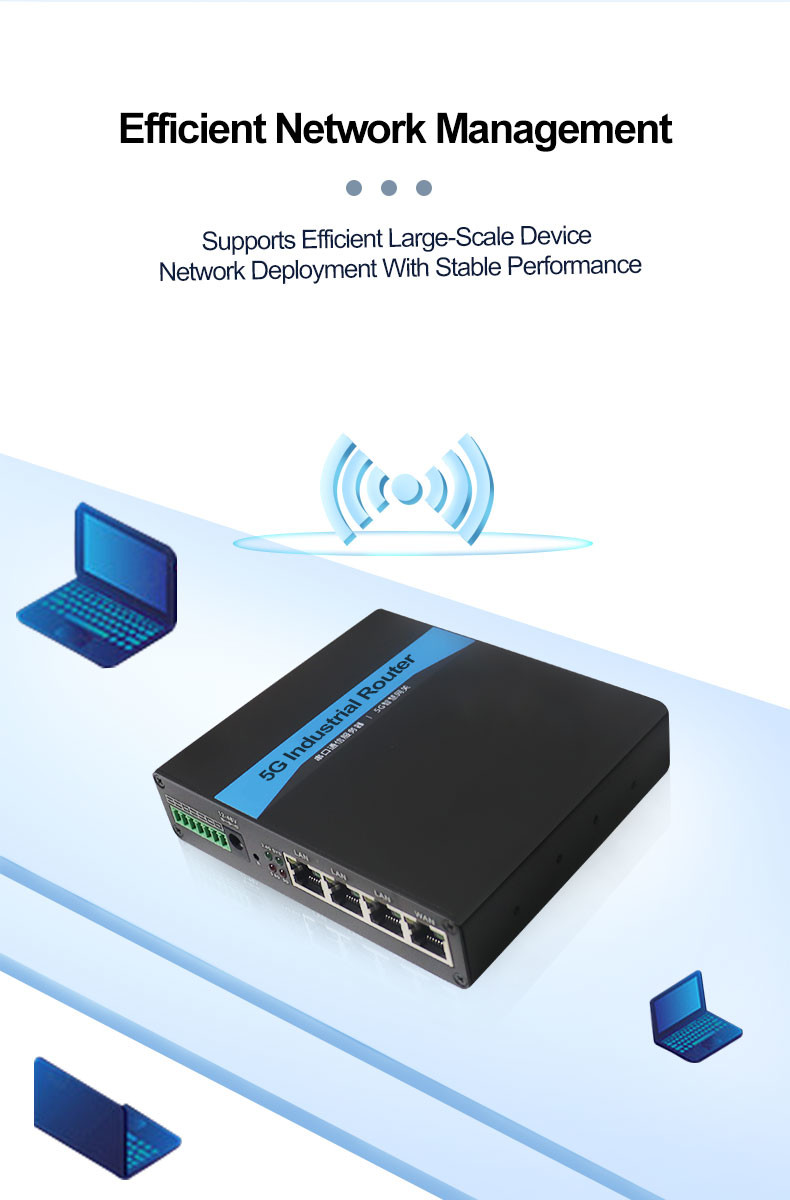 500-700mA Industrial 5G Router , 1000Mbps Industrial Wireless Router
