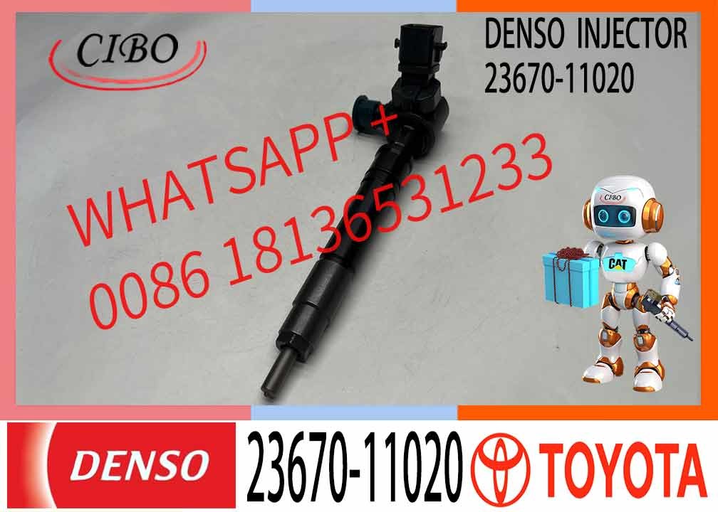 Common Rail Injector 23670-0E020 23670-09430 23670-11020 For Toyota Hilux 2GD-FTV 2.4L Engine