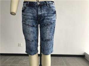Wholesale Fashion Mens Denim Jacket And Jeans Medium Wash Bermuda Jean Shorts TW81224 from china suppliers