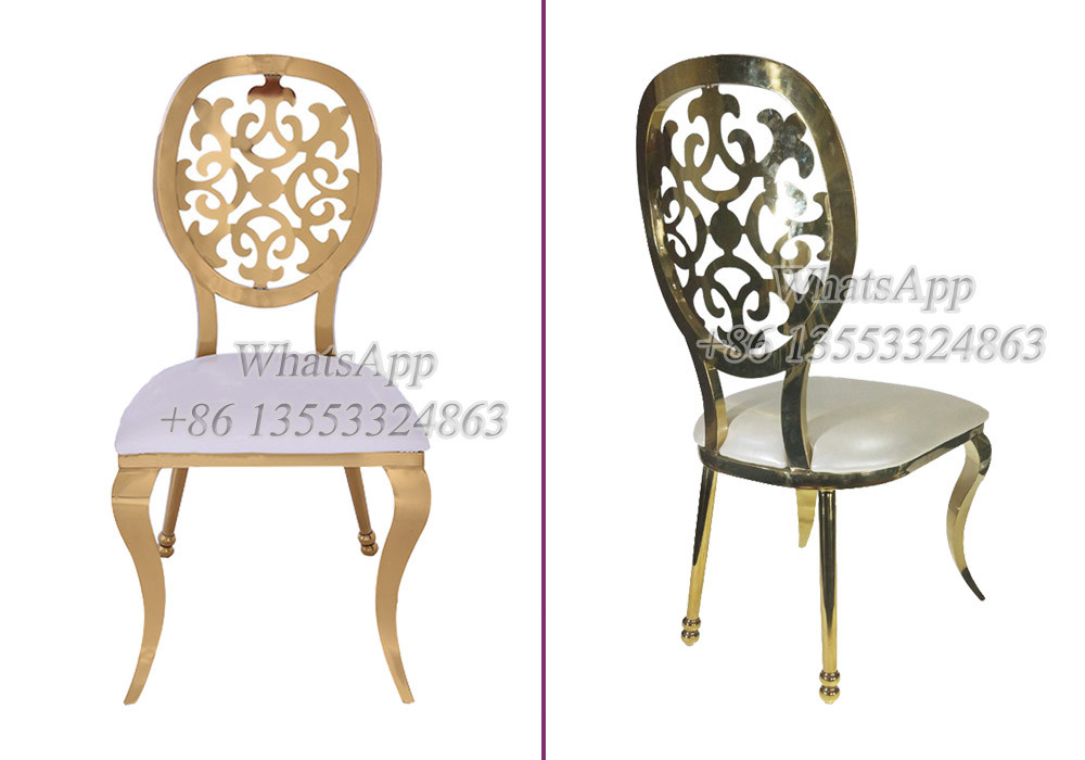 Cream Color Leather Wedding Chairs For Sale With Good Quality (YS-83)